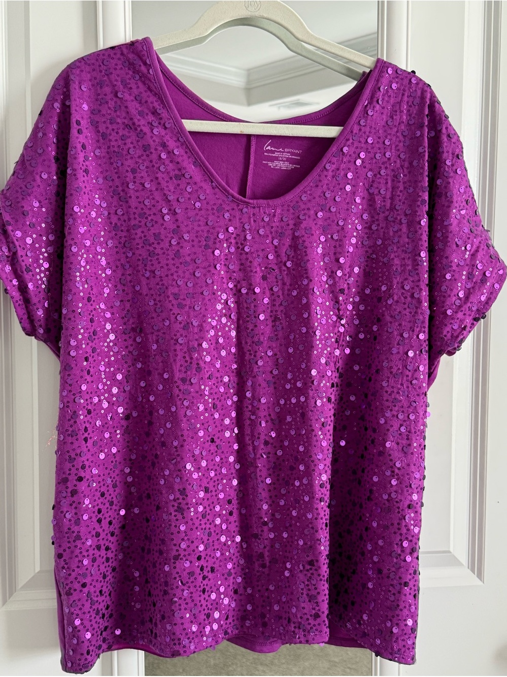 Lane Bryant sequence shirt